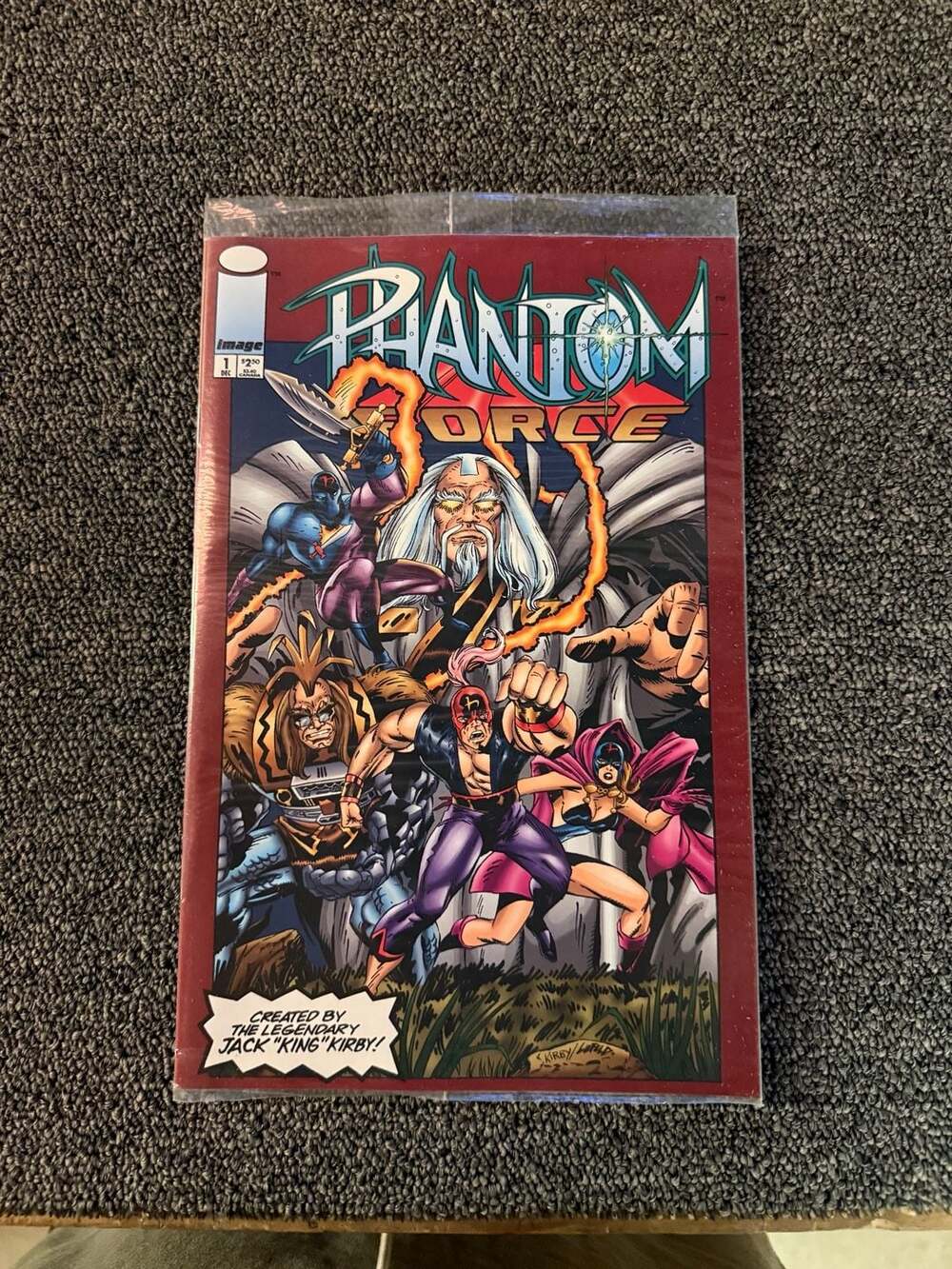 Phantom Force #1 (1993) Image Comics, Polybagged with Trading Card